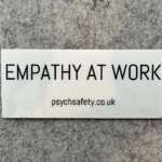 empathy at work white sticker